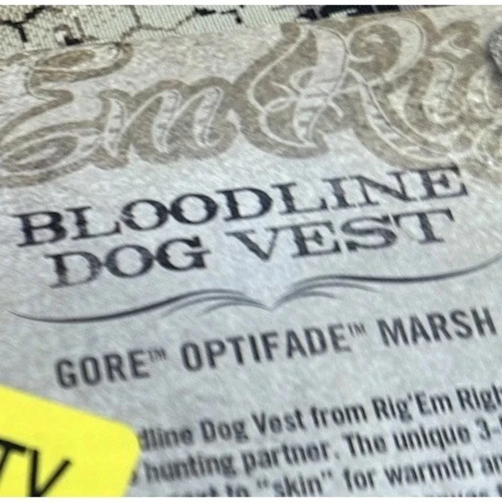 Rig'Em Right Bloodline Elite Dog Vest - Gore Optifade Waterfowl Marsh - XL